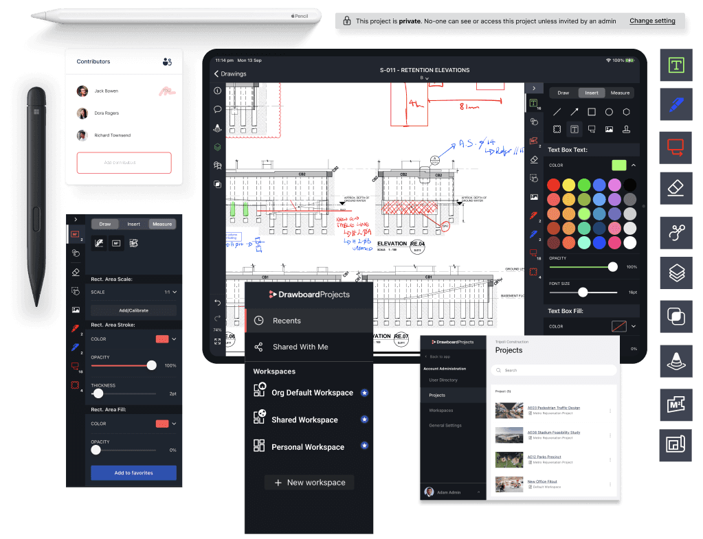 On-Drawing Task Pins with Workflows