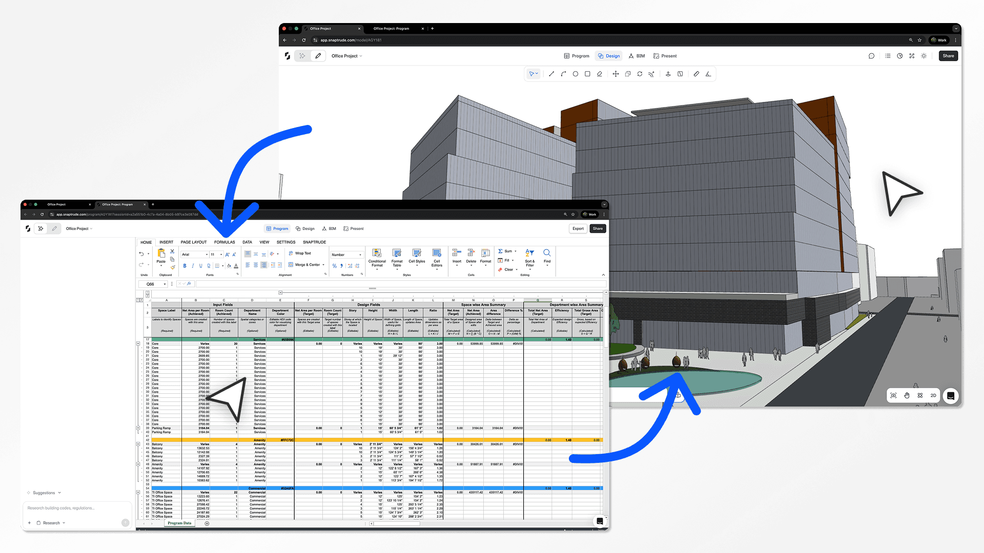 One-Click Mass to BIM Conversion